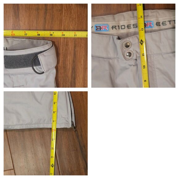 Betty Rides Lab Series Women's XL Snowboard Ski Snow Pants Gray - Picture 8 of 8